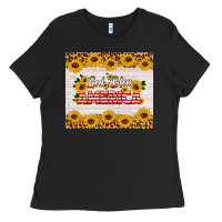 Black god bless america tumbler Ladies Tee - HRA Design Shop