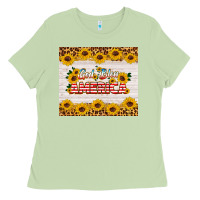 Matcha god bless america tumbler Ladies Tee - HRA Design Shop