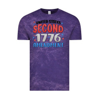 Cloud Purple united states second 1776 amendment Vintage Tee - MaliasSmallBusiness
