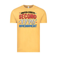 Vintage Mustard united states second 1776 amendment Vintage Tee - MaliasSmallBusiness