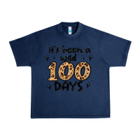 Navy its been a wild 100 days Urban Heavy Tee - MaliasSmallBusiness