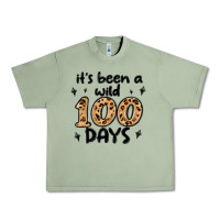Oil Green its been a wild 100 days Urban Heavy Tee - MaliasSmallBusiness