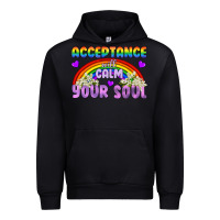 Black Lgbtq Acceptance Will Calm Your Soul Urban Hoodie - BundleAndBundleShop