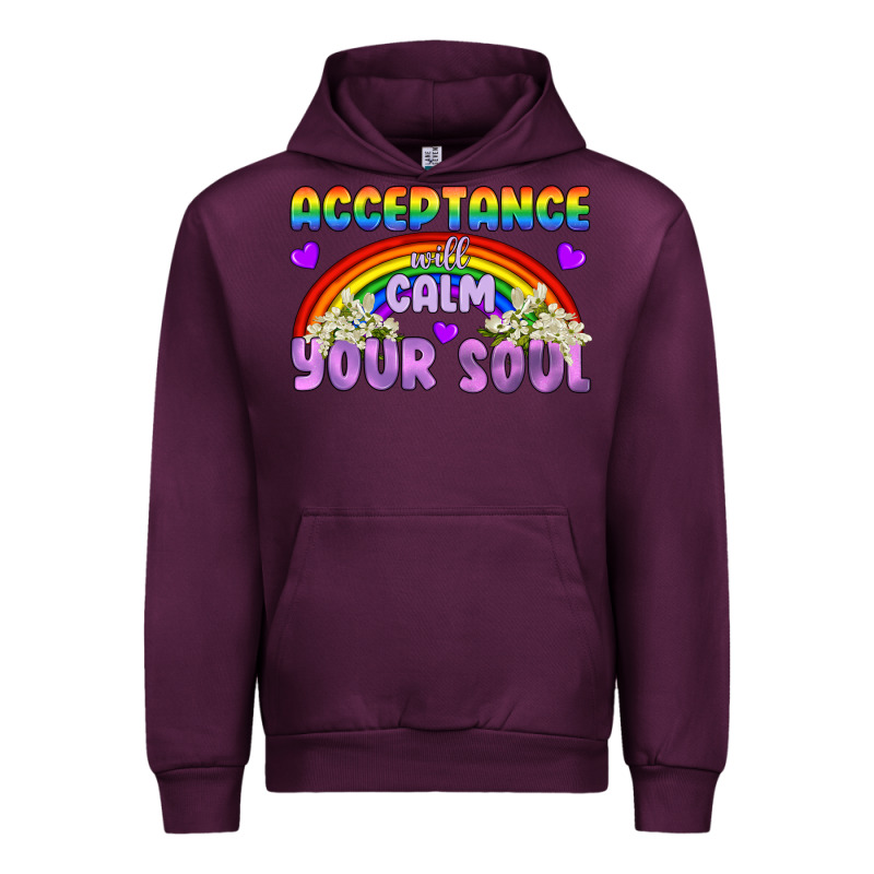 Lgbtq Acceptance Will Calm Your Soul Urban Hoodie by BundleAndBundleShop | Teevron