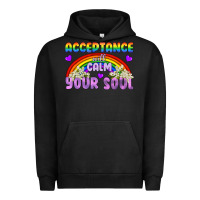 Pigment Black Lgbtq Acceptance Will Calm Your Soul Urban Hoodie - BundleAndBundleShop