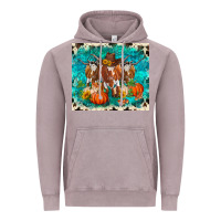 Vintage Zinc fall longhorn cows Vintage Hoodie - RanaPortraitStore