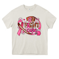 Cream breast cancer go fight cure football Heavy Core Tee - JahusDesignShop