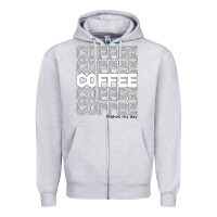 Heather Grey Coffee Makes Zipper Hoodie - Bettercallsaul