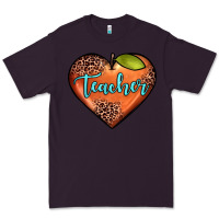 Plum teacher heart Premium Tee - JahusDesignShop