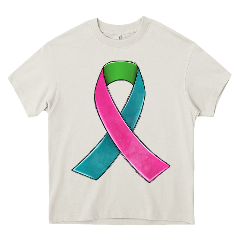 Metastatic Breast Cancer Ribbon Heavy Core Tee by JahusDesignShop | Teevron