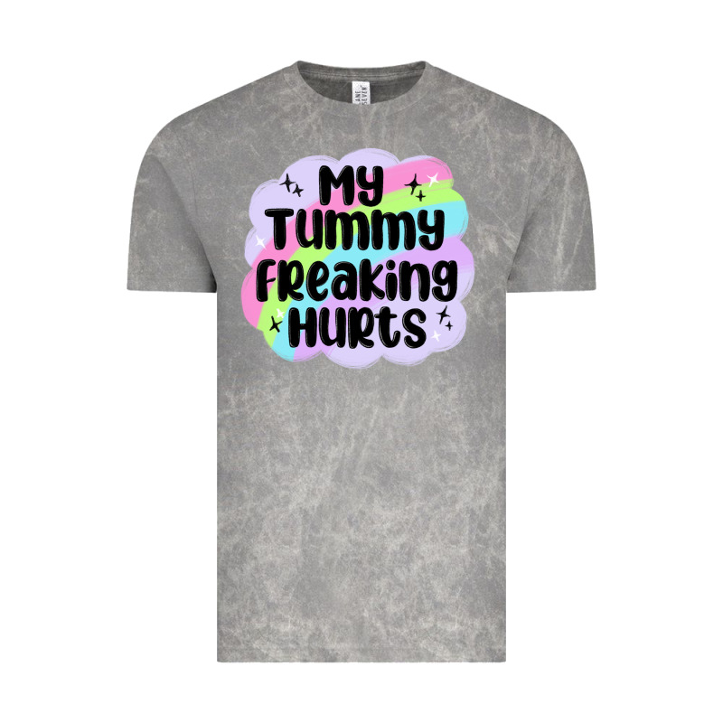 My Tummy Freaking Hurts Vintage Tee by MaliasSmallBusiness | Teevron