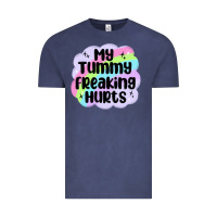 Vintage Denim my tummy freaking hurts Vintage Tee - MaliasSmallBusiness