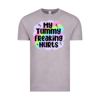 Vintage Zinc my tummy freaking hurts Vintage Tee - MaliasSmallBusiness