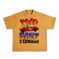 Peanut Butter two fast two curious boys birthday racing car Urban Heavy Tee - MaliasSmallBusiness