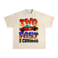 Sandshell two fast two curious boys birthday racing car Urban Heavy Tee - MaliasSmallBusiness
