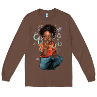 Chestnut afro black boy Long Sleeve Tee - NancyCooperArtShop