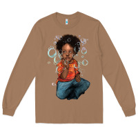 Toasted Coconut afro black boy Long Sleeve Tee - NancyCooperArtShop