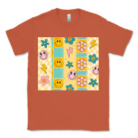 Copper retro daisy Classic Tee - MaliasSmallBusiness