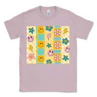 Lilac retro daisy Classic Tee - MaliasSmallBusiness