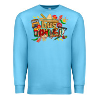 Ocean Blue cinco de mayo bus driver Premium Sweatshirt - CowGirlArtShop