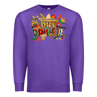 Purple cinco de mayo bus driver Premium Sweatshirt - CowGirlArtShop