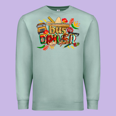 Cinco De Mayo Bus Driver Premium Sweatshirt Designed By Cowgirlartshop