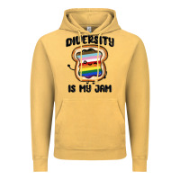 Vintage Mustard diversity is my jam Vintage Hoodie - MaliasSmallBusiness