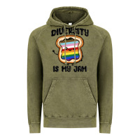Vintage Olive diversity is my jam Vintage Hoodie - MaliasSmallBusiness