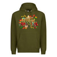 Army Green cinco de mayo assistant principal Premium Hoodie - CowGirlArtShop