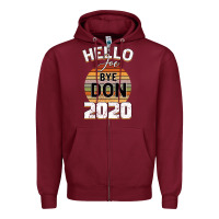 Burgundy Hello Joe Biden 2020 Zipper Hoodie - Bettercallsaul