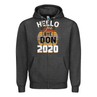 Charcoal Heather Hello Joe Biden 2020 Zipper Hoodie - Bettercallsaul