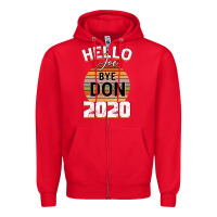 Red Hello Joe Biden 2020 Zipper Hoodie - Bettercallsaul