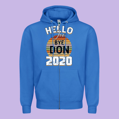 Hello Joe Biden 2020 Zipper Hoodie Designed By Bettercallsaul