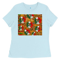 Baby Blue mexico sunflower tumbler Ladies Tee - HRA Design Shop