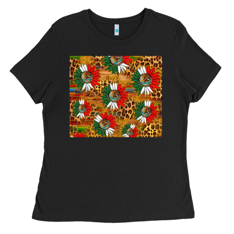 Mexico Sunflower Tumbler Ladies Tee by HRA Design Shop | Teevron
