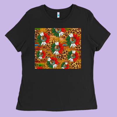Mexico Sunflower Tumbler Ladies Tee Designed By Hra Design Shop