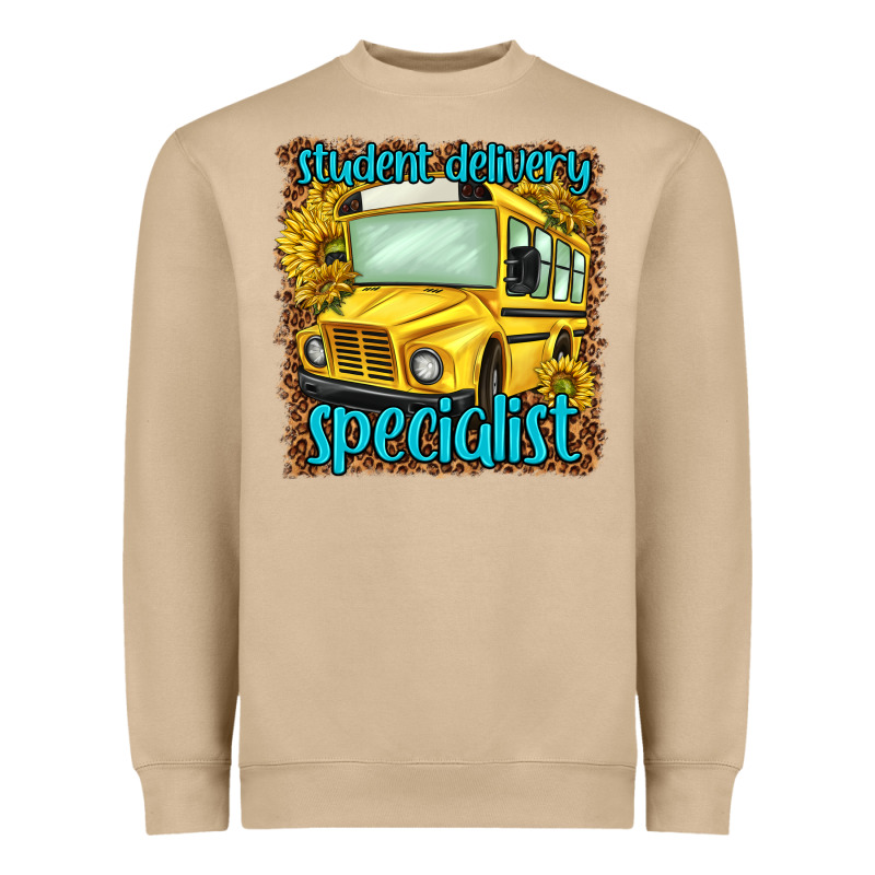 Student Delivery Specialist Heavyweight Sweatshirt by NancyCooperArtShop | Teevron