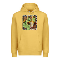 Antique Gold cactus hereford coaster Premium Hoodie - JahusDesignShop