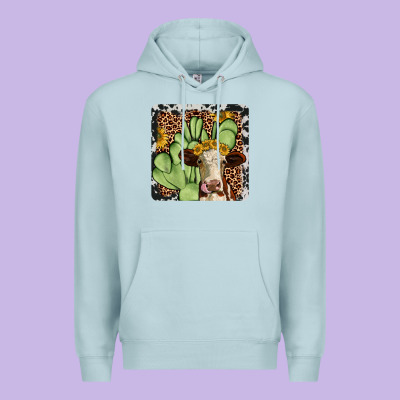 Cactus Hereford Coaster Premium Hoodie Designed By Jahusdesignshop
