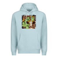 Blue Mist cactus hereford coaster Premium Hoodie - JahusDesignShop