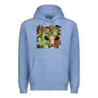 Colony Blue cactus hereford coaster Premium Hoodie - JahusDesignShop