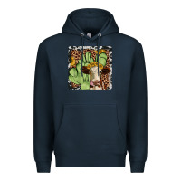 Navy cactus hereford coaster Premium Hoodie - JahusDesignShop