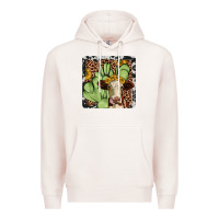 Pale Pink cactus hereford coaster Premium Hoodie - JahusDesignShop