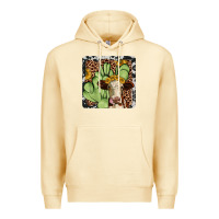 Pina Colada cactus hereford coaster Premium Hoodie - JahusDesignShop