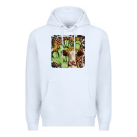 White cactus hereford coaster Premium Hoodie - JahusDesignShop