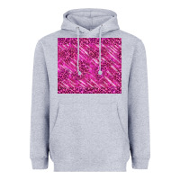 Heather Grey pink glitter with leopard pattern Heavyweight Hoodie - TumblerDesignByShophia