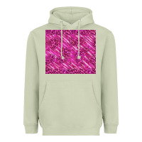 Matcha pink glitter with leopard pattern Heavyweight Hoodie - TumblerDesignByShophia