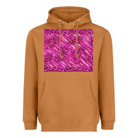 Meerkat pink glitter with leopard pattern Heavyweight Hoodie - TumblerDesignByShophia