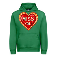 Emerald valentine's day hearts 6 Urban Hoodie - FaDigitalArtStudio