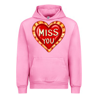 Fuchsia Pink valentine's day hearts 6 Urban Hoodie - FaDigitalArtStudio